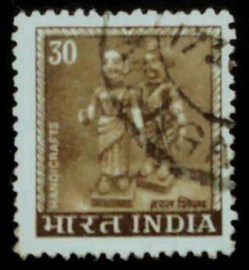 Selos postal da Índia de 1979 Indian Dolls