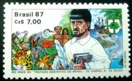 Selo postal COMEMORATIVO do Brasil de 1988 - C 1575