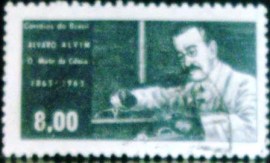 Selo postal do Brasil de 1963 Álvaro Alvim - C 504 U