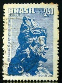 Selo postal do Brasil de 1958 Basílica Bom Jesus - C 414 U