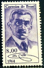 Selo postal do Brasil de 1964 Henrique M. Coelho Neto - C 507 N