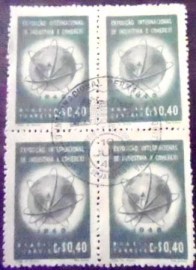 Quadra de selos postais de 1948 Exposição Quitandinha