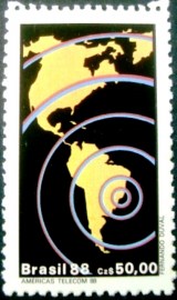 Selo postal COMEMORATIVO do Brasil de 1988 - C 1588 M