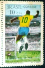 Selo Postal Comemorativo do Brasil de 1969 - C 658 U