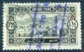 Selo postal do Líbano de 1925 Beyrouth