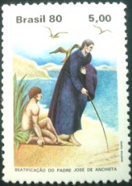 Selo postal COMEMORATIVO do Brasil de 1980 - C 1176 M