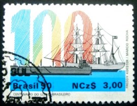 Selo postal COMEMORATIVO do Brasil de 1991 - C 1670 NCC