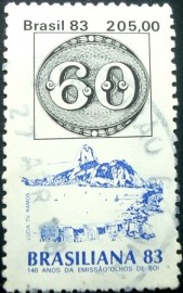 Selo postal de 1983 Olho de boi 60 - C 1336 U