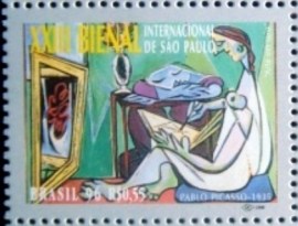 Selo postal do Brasil de 1996 Le Jeune - Picasso