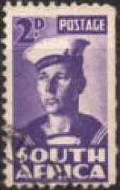 Selo postal da África do Sul de 1943 Sailor South