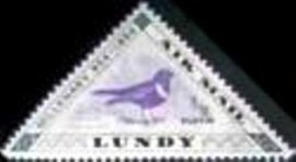 Selo postal do Reino Unido / Landy de 1954 Ring Ouzel