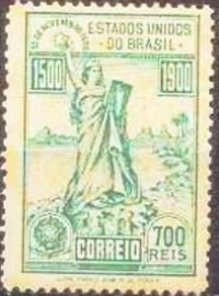 Selo postal comemortivo Brasil 1900 C-4