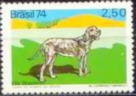 Selo postal do Brasil de 1974 Fila Brasileiro