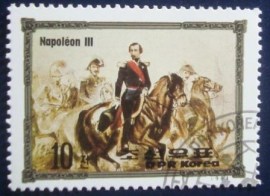 Selo postal da Coréia do Norte de 1984 Napoleon III