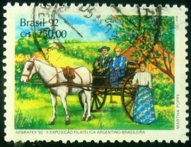 Selo postal COMEMORATIVO emitido em 1992- C 1779 U