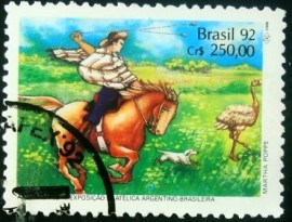 Selo postal COMEMORATIVO emitido em 1992- C 1780 NCC