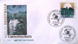 Envelope 1º Dia Alemanha 1992  Save the Tropical Forest
