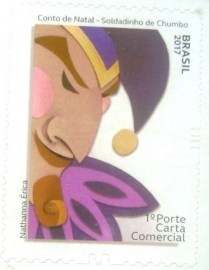 Selo postal Comemorativo emitido em 2017 - 3745 M