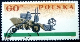 Selo postal da Polônia de 1966 Combine