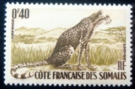 Selo postal da Somália de 1958 Cheetah