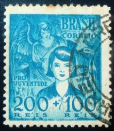Selo comemorativo do Brasil de 1939 - C 147 U