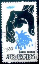 Selo postal COMEMORATIVO do BRASIL de 1972 - C 742 U