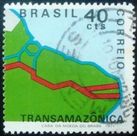 Selo postal Comemorativo do Brasil de 1971 - C 699 U
