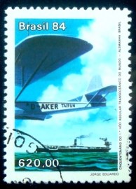 Selo postal COMEMORATIVO do Brasil de 1984 - C 1400 U