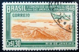 Selo postal do Brasil de 1946 Congresso UPAE 1,30