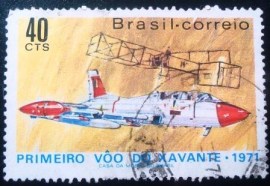Selo postal do Brasil de 1971 Xavante
