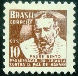 Selo postal do Brasil de 1962 Padre Bento H8 N