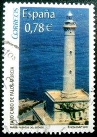 Selo postal da Espanha de 2007 Lighthouses Cabo de Palos
