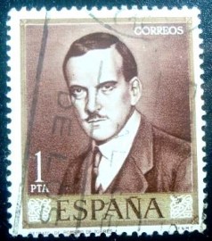 Selo postal da Espanha de 1965 Romero de Torres