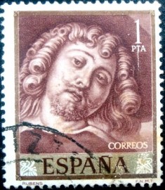Selo postal da Espanha de 1962 Peter Paul Rubens