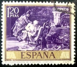 Selo postal da Espanha de 1968 The Print Collector
