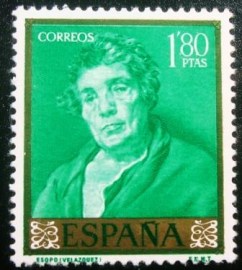 Selo postal da Espanha de 1959 Aesop