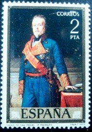 Selo postal da Espanha de 1977 Duke of San Miguel