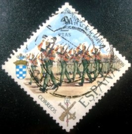 Selo postal da Espanha de 1971 Spanish Foreign Legion