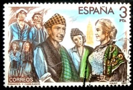 Selo postal da Espanha de 1982 Masters of the Zarzuela