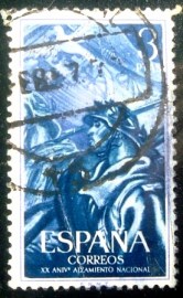 Selo postal da Espanha de 1956 National Uprising