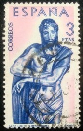 Selo postal da Espanha de 1962 Alonso Berruguete