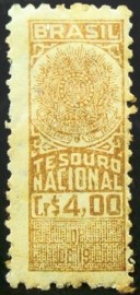 Selo fiscal Tesouro Nacional - 4,00 M