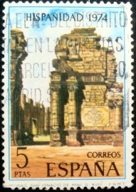 Selo postal da Espanha de 1974 Argentina