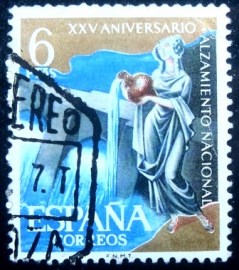 Selo postal da Espanha de 1961 National Uprising