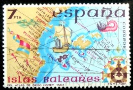 Selo postal da Espanha de 1981 Baleares Islands