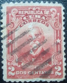 Selo postal de Cuba de 1911 Maximo Gomez 2