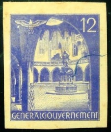 Selo-fixo da Alemanha - Governo Geral - Old University, Krakau