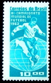 Selo postal Comemorativo do Brasil de 1963 - C 0483 N