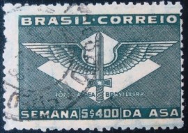 Selo postal comemorativo do Brasil de 1941 - C 170 U