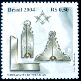 Selo postal do Brasil de 2004 Jóias